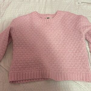 Pink sweater!